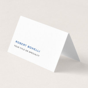 Unique Modern Premium Pearl Minimalist Business Card