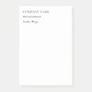 Unique modern professional minimalist chic post-it notes
