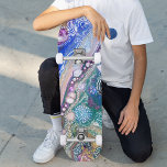 Unique Modern Stylish Chic Colourful Tribal Patter Skateboard<br><div class="desc">This modern design features a tribal themed painted pattern #pattern #tribal #ethnic #art #native #tribalart #marble #liquidart #blue #teal #gold #girly #personalized #customgifts #skate #skateboards #skateboarding #sports #outdoor #fun #gift #gifts #fashion #custom #christmas #birthday #giftsforher #giftsforhim</div>