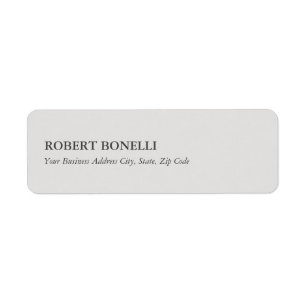 Unique moderne Platinum Gris élégant minimaliste
