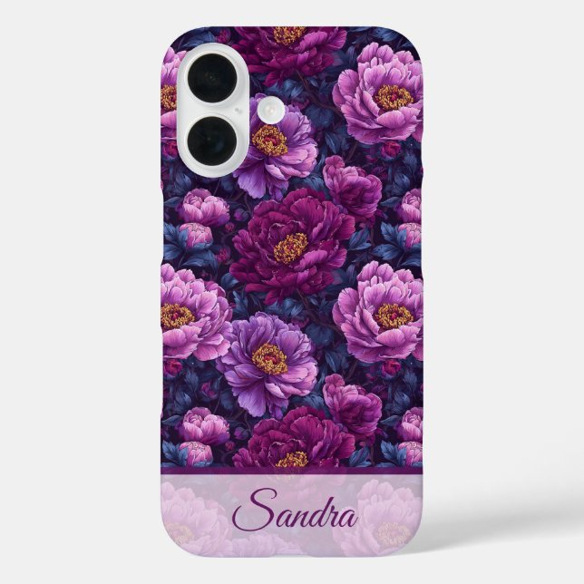 Unique Mom Gifts Peony Custom Case-Mate iPhone Case (Back)