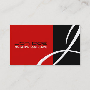 Unique Monogram Business Cards