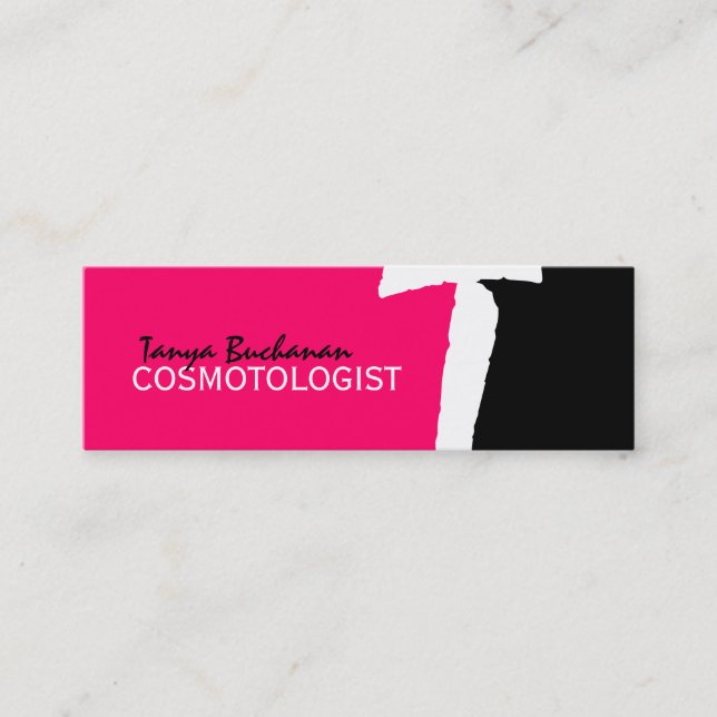 Unique Monogram :: Mini Business Cards (Front)