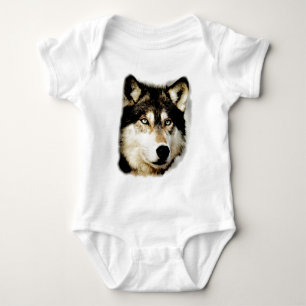 Unique Motivational Wolf Baby Bodysuit