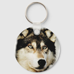 Unique Motivational Wolf Keychain