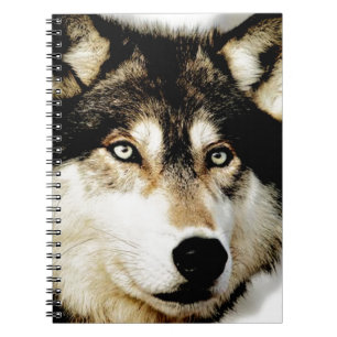 Unique Motivational Wolf Notebook