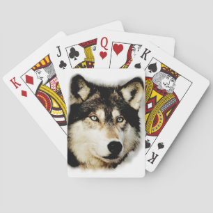 Unique Motivational Wolf Playing Cards