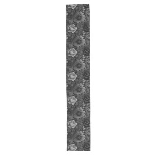 Unique Muted Colours Vintage Floral Print Long Table Runner