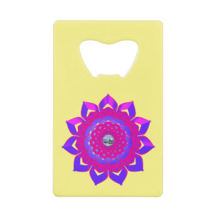 Unique Mystical Design Credit Card Bottle Opener