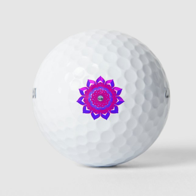 Unique Mystical Design Golf Balls (Front)