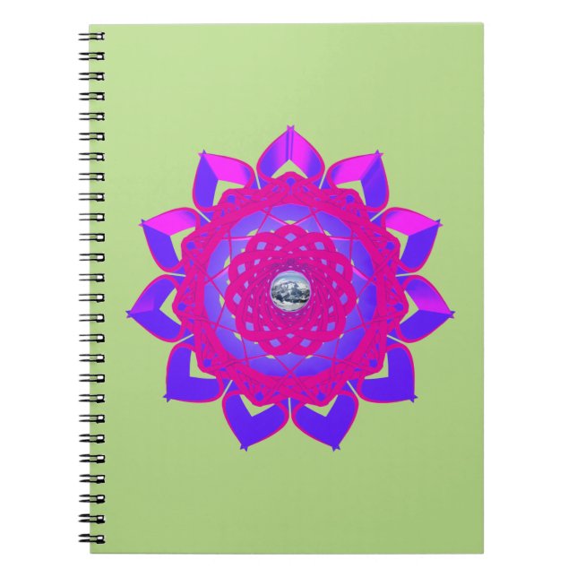 Unique Mystical Design Notebook (Front)
