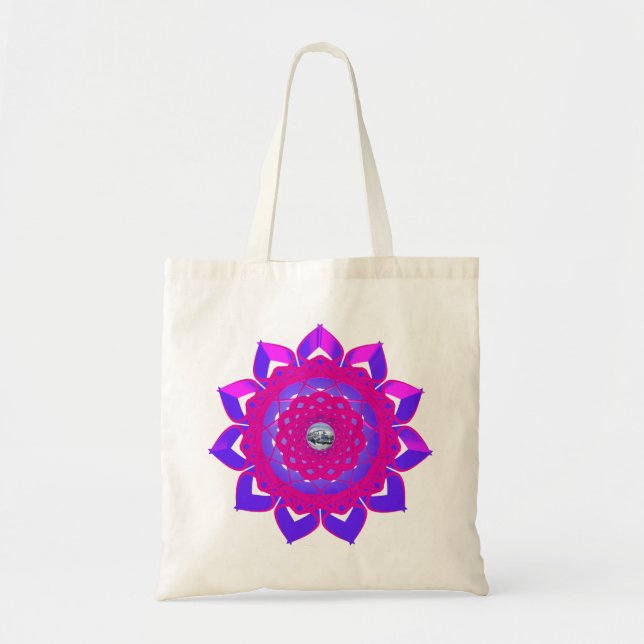 Unique Mystical Design Tote Bag (Front)