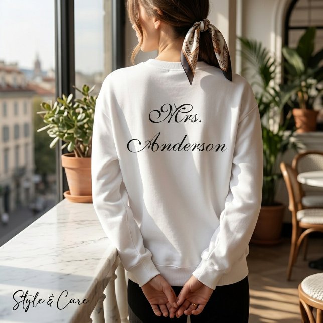 Unique Name Printed Casual Sweatshirt Style (Unique Name Printed Casual Sweatshirt Style)