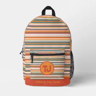 Unique Name Vacation Patterned Backpack