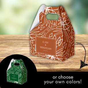 Unique Native American Pattern Favour Boxes