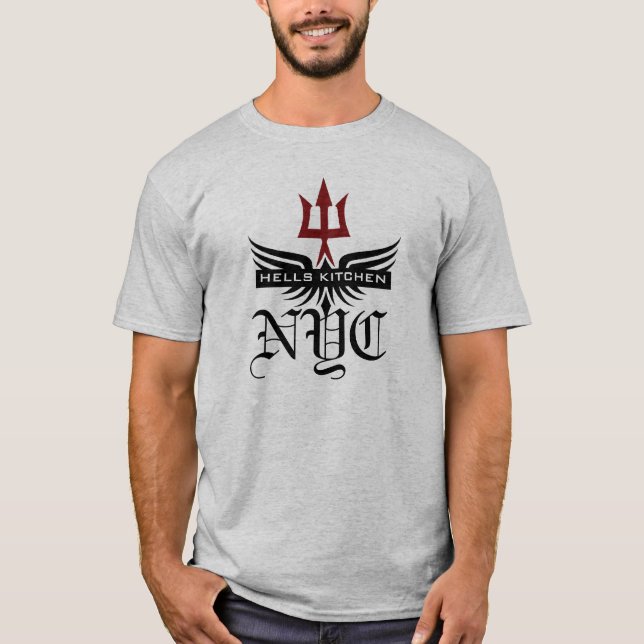 Unique New York City Shirt: Hells Kitchen District T-Shirt (Front)