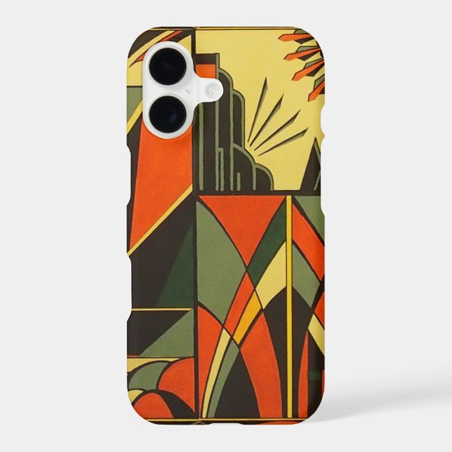 Unique one off Art Deco iphone 7/8 case (Back)