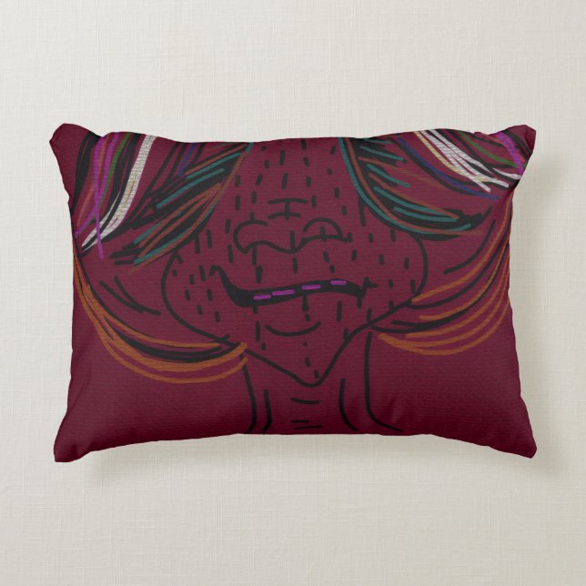 Unique Original Animation  Accent Pillow (Front)