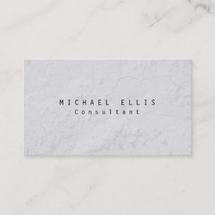 Unique Original Grey Professional Plain Business Card