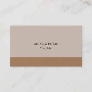 Unique Original Plain Minimalist Pastel Colours Business Card