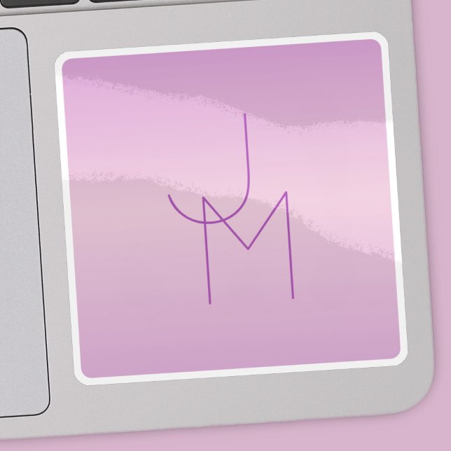 Unique Overlapping Monogram | Soft Lavender Pink (Creator Uploaded)