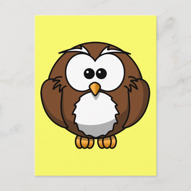 Unique Owl Postcard (Front)
