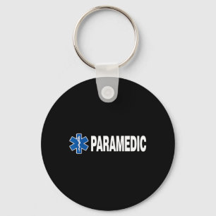 Unique Paramedic Art For Men Women Emt Paramedic Keychain