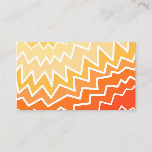 Unique Pattern Business Card (Front)