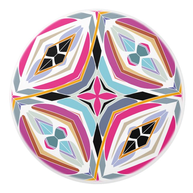 Unique Pattern Design Ceramic Knob (Front)