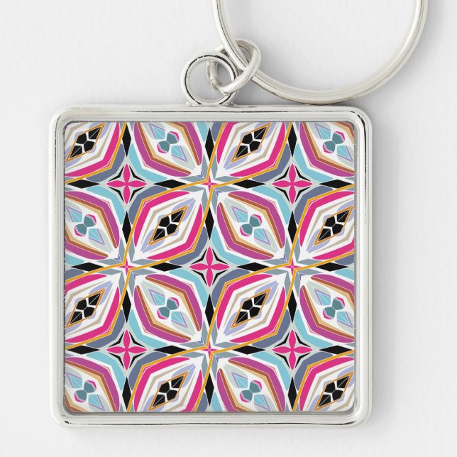 Unique Pattern Design Keychain (Front)