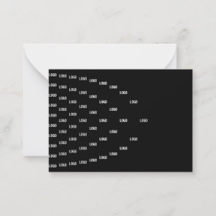 Unique Pattern Featuring Your Logo/Uploaded Image Card