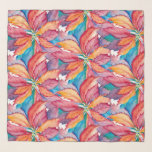 Unique Pattern Scarf Colourful Poinsettia<br><div class="desc">Beautifully designed using original colourful poinsettia art by Victoria Grigaliunas. Can be used as a wrap or a scarf. Unique scar gift ideas for women. To see more innovative scarf fashion trends visit www.zazzle.com/dotellabelle 

Unique art and design by Victoria Grigaliunas of Do Tell A Belle.</div>