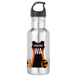 Unique Personalised Netball 532 Ml Water Bottle