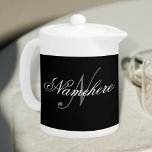 Unique Personalized Black and White Name Monogram<br><div class="desc">Personalized Unique Black and White Name Monogram Design for anyone.</div>