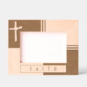 Unique Personalized Christian Palm Cross Art Etched Frames