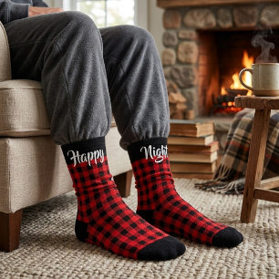 Unique Personalized Gift Idea - Family Plaid Socks