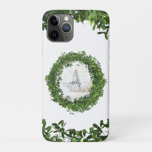 Unique Personalized Keychain with Botanical Theme iPhone 11 Pro Case