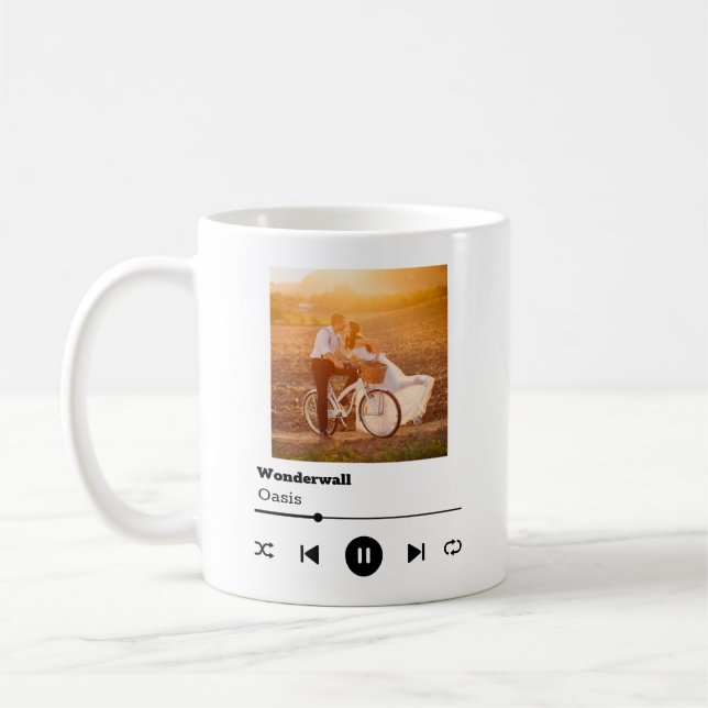 Unique Personalized Mug | Custom Text & Image (Left)