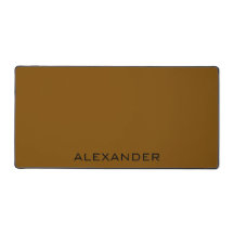 Unique personalized name brown &black