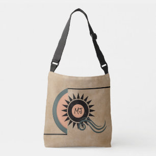 Unique Personalized Sun/Wind Geometric Tote Bag