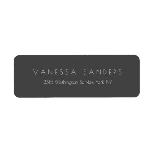 Unique personnel moderne professionnel gris