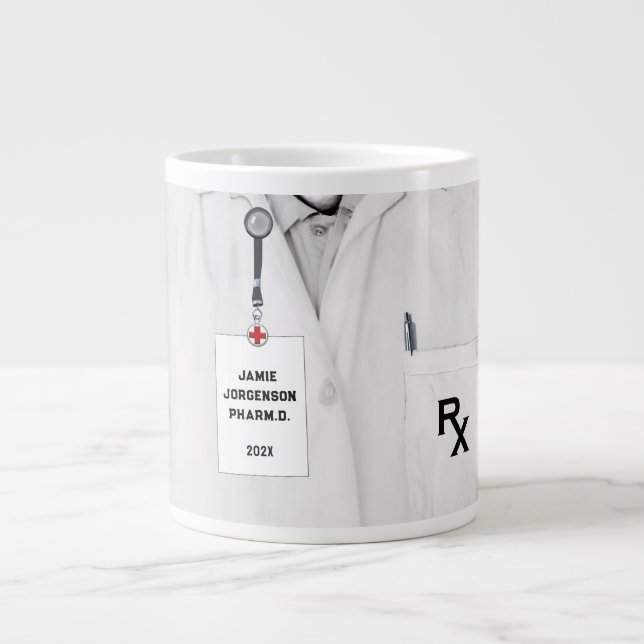 Unique Pharmacist Collectable Large Coffee Mug (Front)