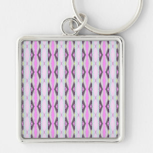 Unique Pink Pattern Keychain