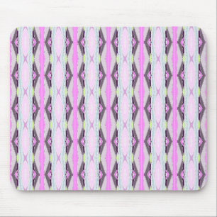 Unique Pink Pattern Mouse Pad