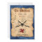 Unique Pirate Skull and Sword Wedding Invitation