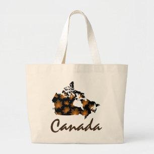 Unique plaisir sac fourre-tout canadien à feuilles