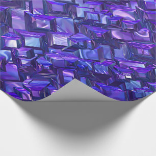 Unique Plum Vienna Tumbling Elegant Christmas Wrapping Paper