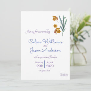 Unique Pre-Wedding Celebration Card