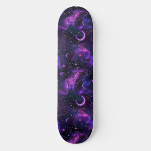 Unique Purple Astrology Design Skateboard