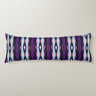 Unique Purple Pattern Body Pillow